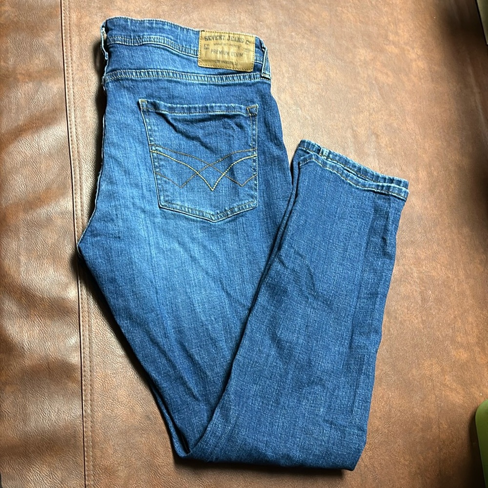 Men’s seven super flexible jean slim straight 36 x 32